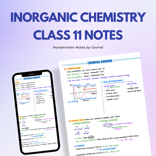 Complete Class 11 Inorganic Chemistry Notes