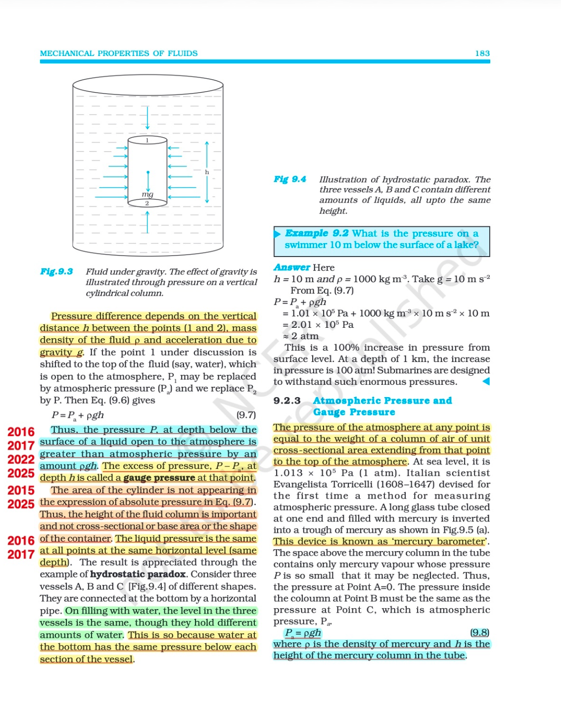 Complete Physics Class 11 NCERT Highlights PDF