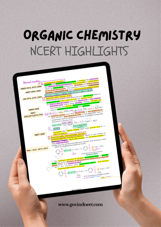 Complete Organic Chemistry NCERT Highlights PDF (Class 11 & 12)